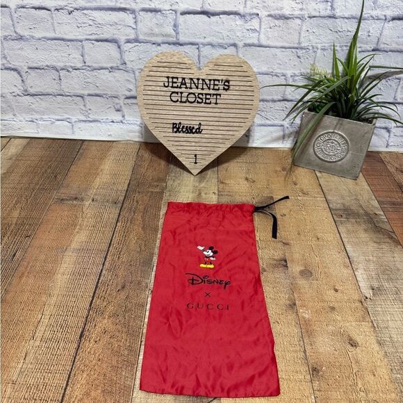 GUCCI X DISNEY MICKEY MOUSE COLLABORATION Dust Bag 17"H x 8.75"W LIMITED EDITION - Picture 1 of 8